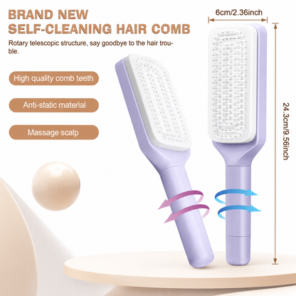 EasyClean Self-Cleaning Hair Brush