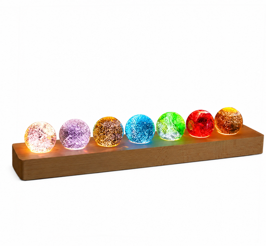 Radiant Crystal Sphere Set