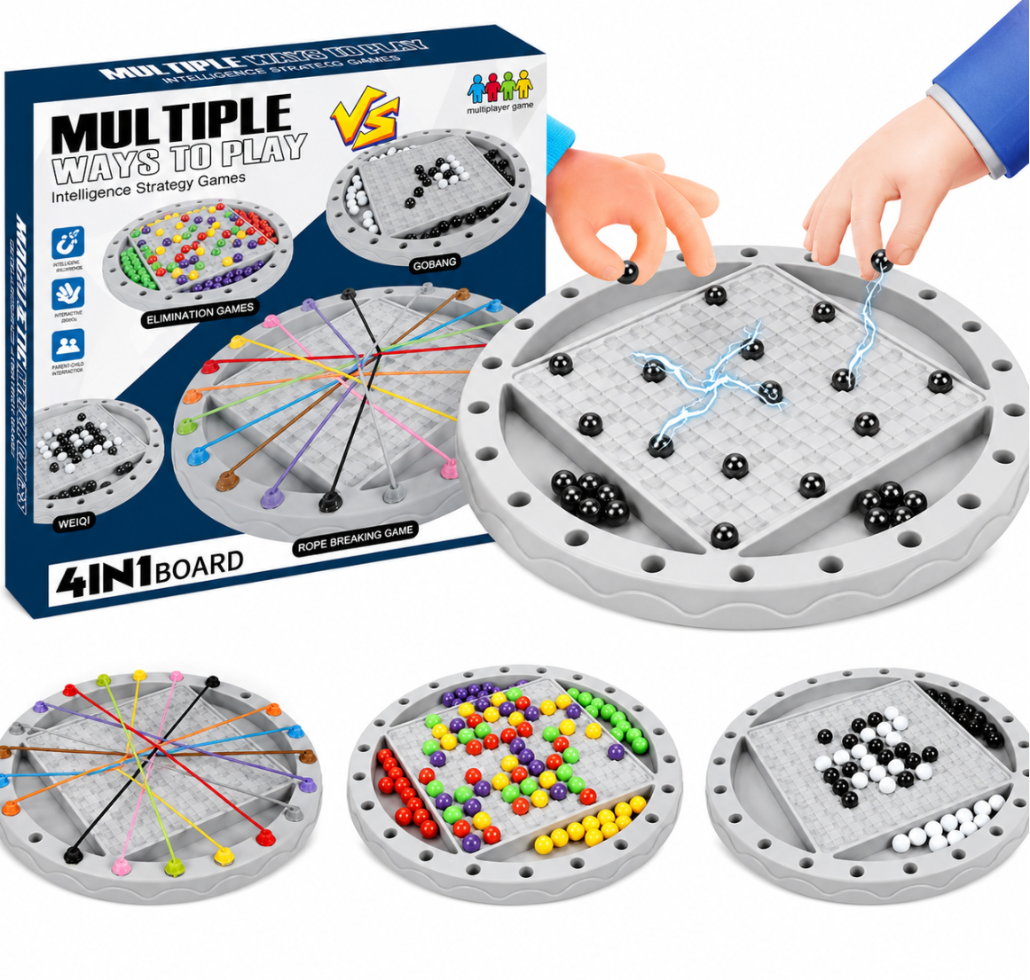 🧠 BrainTwist 4-in-1 Magnetic Challenge Set