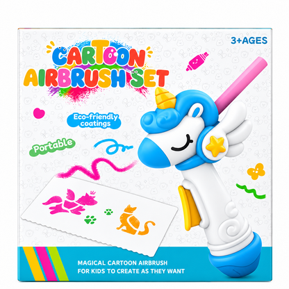 Unicorn Electric Spray Art Pen Set – 6 Colors