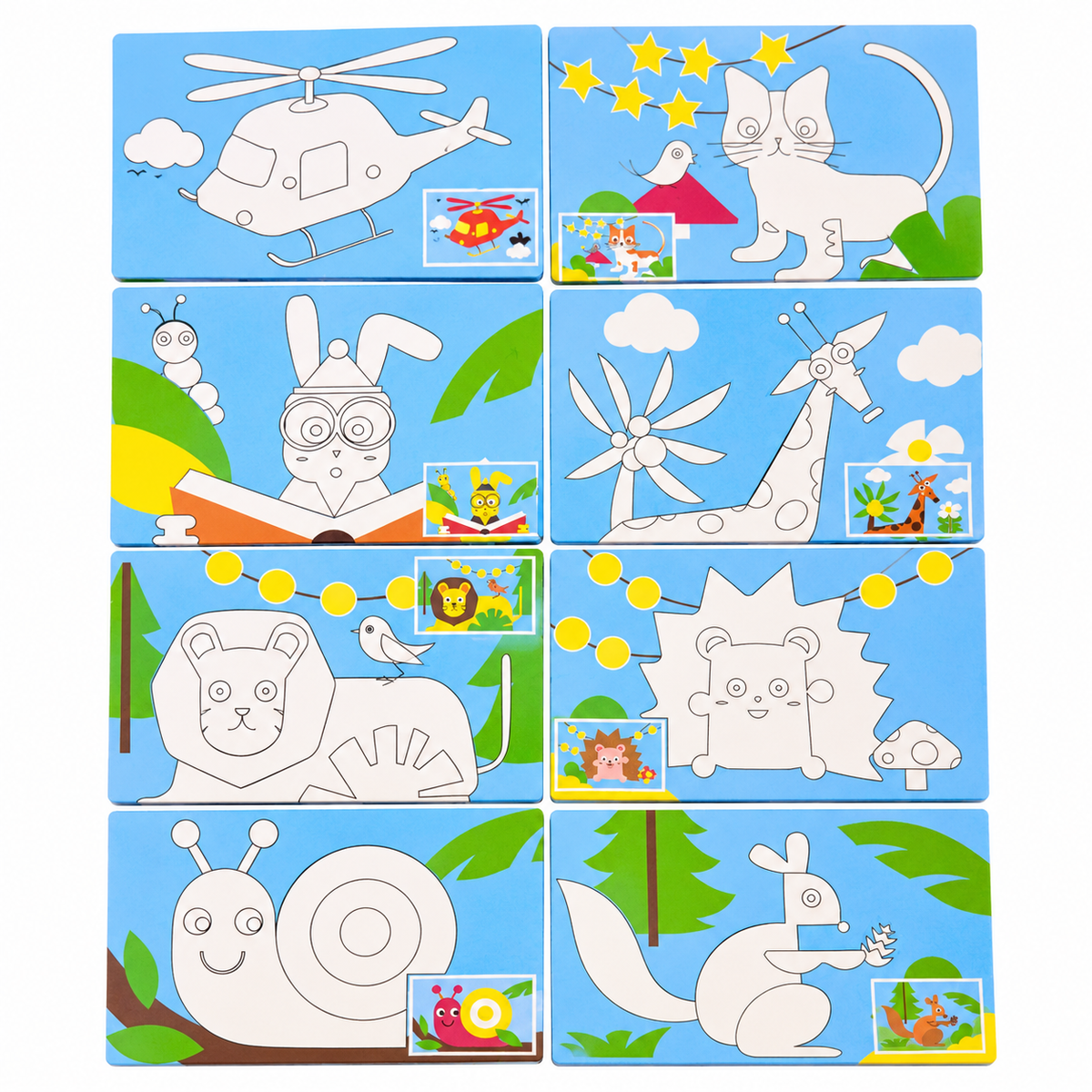 DIY Sand Art Painting Kit for Kids – 8-Color Creative Sand Painting Set