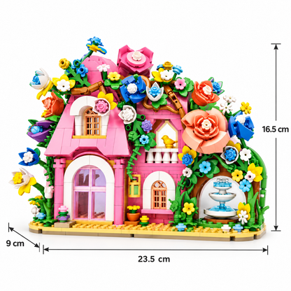 Fairy-Tale Building Block Sets – Princess Castle & Enchanted Flower Garden