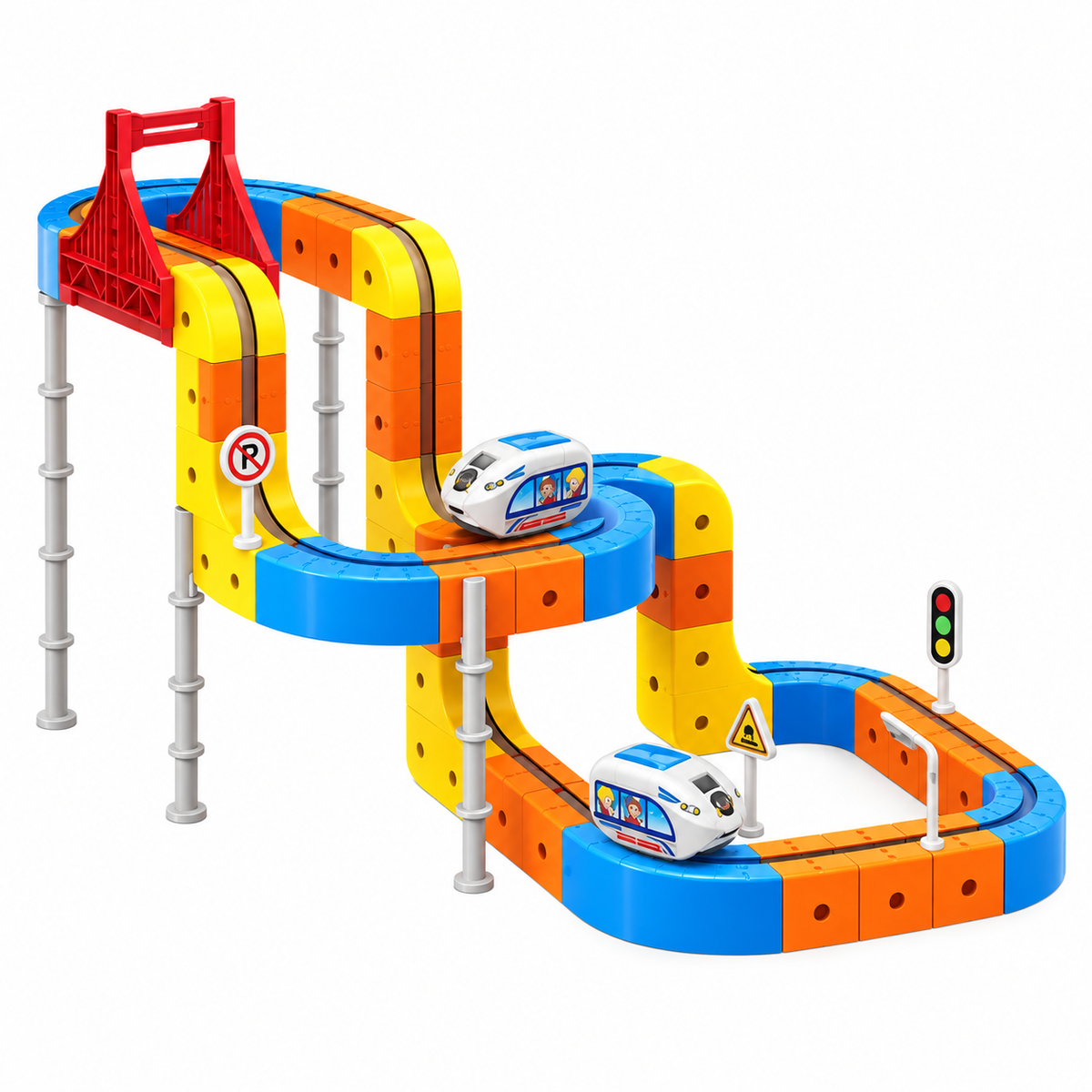 Magnetic Levitation Track Train Set – 80 & 168 Pieces