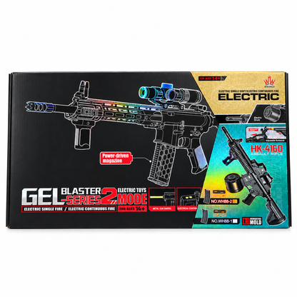 Electric Gel Blaster – HK 416C & M4X Tactical Blaster with Single & Continuous Fire