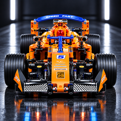 1:18 Building Block Cars – Racing, Sports, Off-Road & Police Car Sets