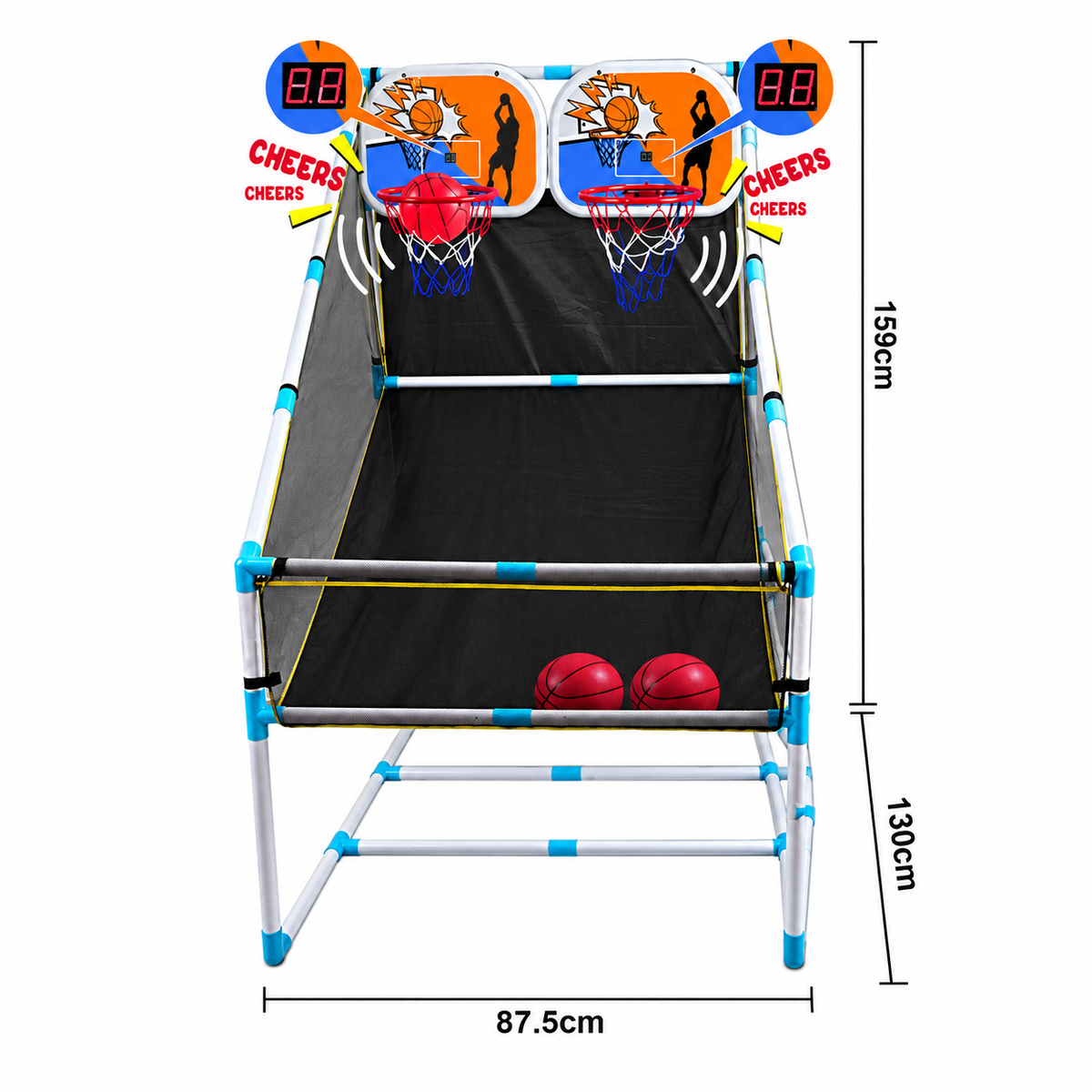 Double Hoop Basketball Arcade Game
