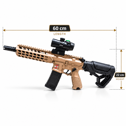 Electric Gel Blaster – HK 416C & M4X Tactical Blaster with Single & Continuous Fire