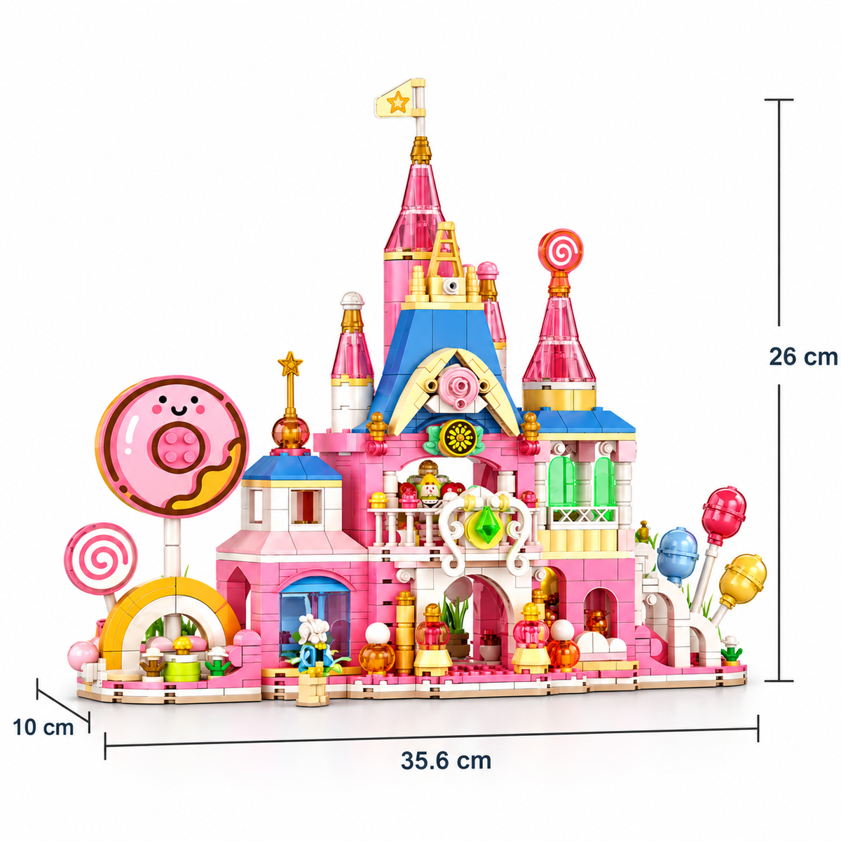 Fairy-Tale Building Block Sets – Princess Castle & Enchanted Flower Garden