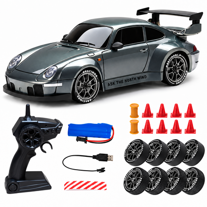 Mini RC Racing Car – RC Sports Car with Standard & Flame Drift Options
