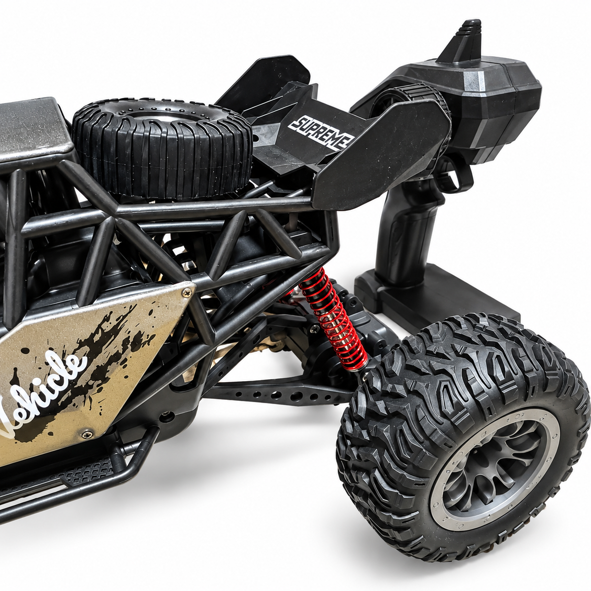 1:8 RC Rock Crawler Stunt Buggy – Die-Cast Metal 2.4G Remote Control Car