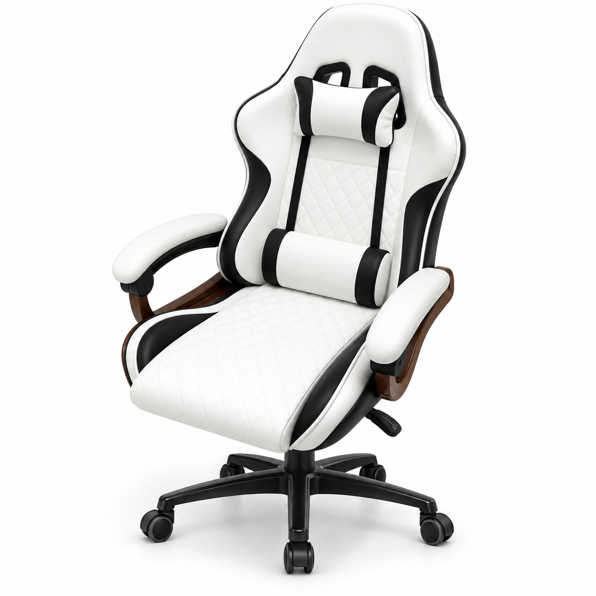Gaming Chair with Headrest & Lumbar Support
