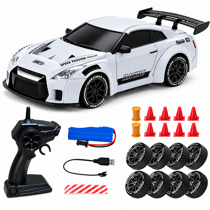 Mini RC Racing Car – RC Sports Car with Standard & Flame Drift Options