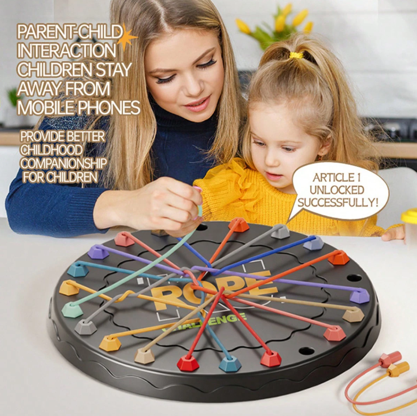 Interactive Rope Puzzle Game