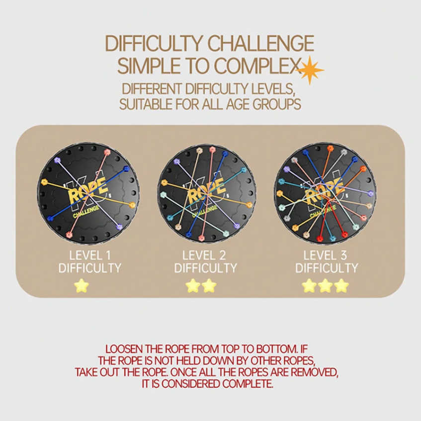 Interactive Rope Puzzle Game